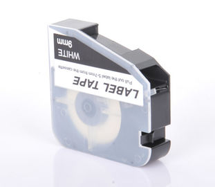 άσπρη βιομηχανική ταινία ανθεκτικά 6mm, 9mm, 12mm κατασκευαστών ετικετών για την ταυτότητα καλωδίων
