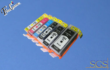 5 πλαστικές συμβατές κασέτες μελανιού εκτυπωτών χρώματος με το νέο τσιπ για την κασέτα HP 564 Inkjet