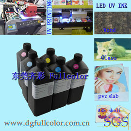UV οδηγημένο ιάσιμο μελάνι πυκνότητας υψηλού χρώματος για την επικεφαλής UV εκτύπωση εκτυπωτών Epson DX5