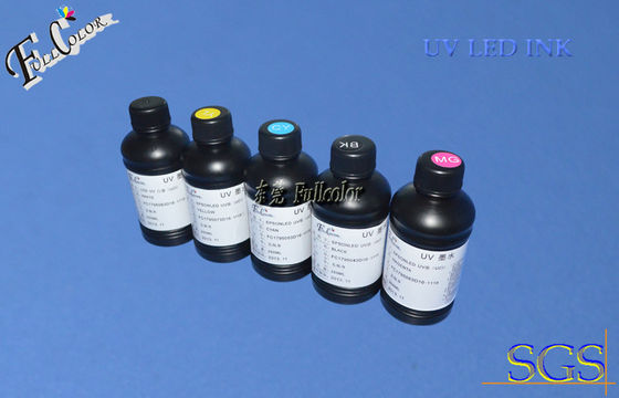 UV οδηγημένο ιάσιμο μελάνι για το ευρύ σχήμα Inkjet Epson Pro4800/επίπεδης βάσης μελάνι εκτυπωτών, μελάνι UV φωτός 8 χρώματος