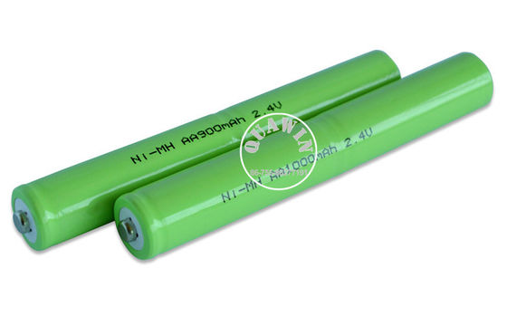 Το ισχυρό πακέτο 2.4V AA 900mAh μπαταριών Nimh με το PVC συρρικνώνεται το σωλήνα