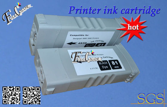 Μελάνι C4930A HP 81 εκτυπωτών Copatible μαύρη κασέτα μελανιού 680 μιλ. για τον εκτυπωτή Desiginjet HP5000 HP5500 D5800
