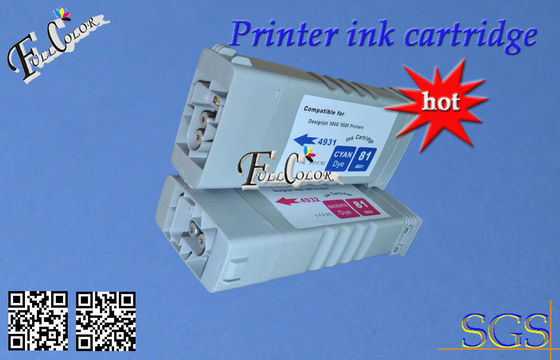 Μελάνι C4930A HP 81 εκτυπωτών Copatible μαύρη κασέτα μελανιού 680 μιλ. για τον εκτυπωτή Desiginjet HP5000 HP5500 D5800