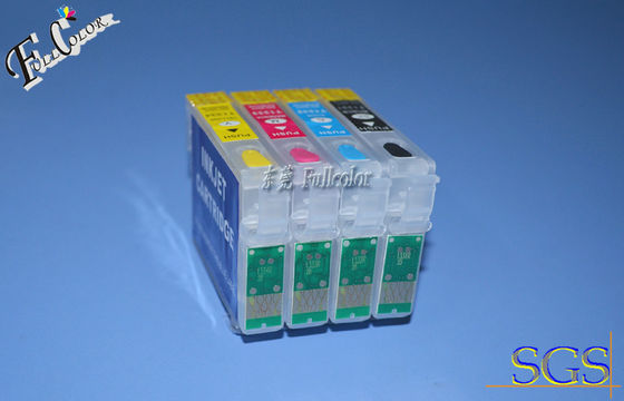 Κενό Epson Stylus NX420 WF320 325 620 625 630 633 840 κασετών μελανιού υπολογιστών γραφείου επαναληπτικής χρήσεως με το μόνιμο τσιπ