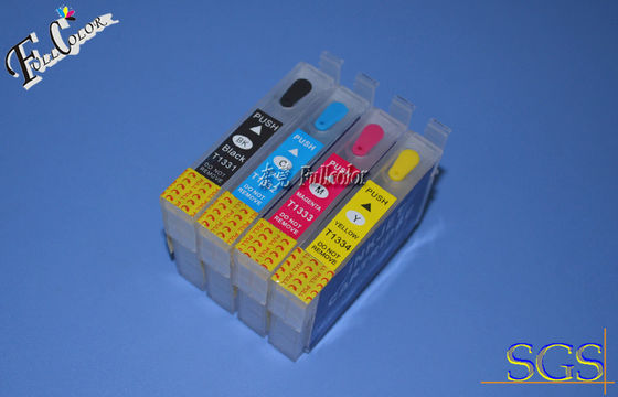 Κενό Epson Stylus NX420 WF320 325 620 625 630 633 840 κασετών μελανιού υπολογιστών γραφείου επαναληπτικής χρήσεως με το μόνιμο τσιπ