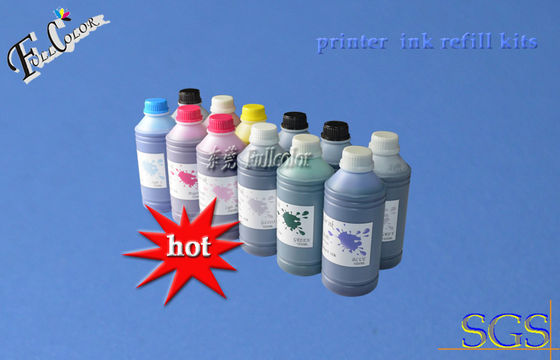 μελάνι χρωστικών ουσιών εκτυπωτών Inkjet 12 χρώματος για τα μελάνια ξαναγεμισμάτων κασετών εκτυπωτών HP Designjet Z3200